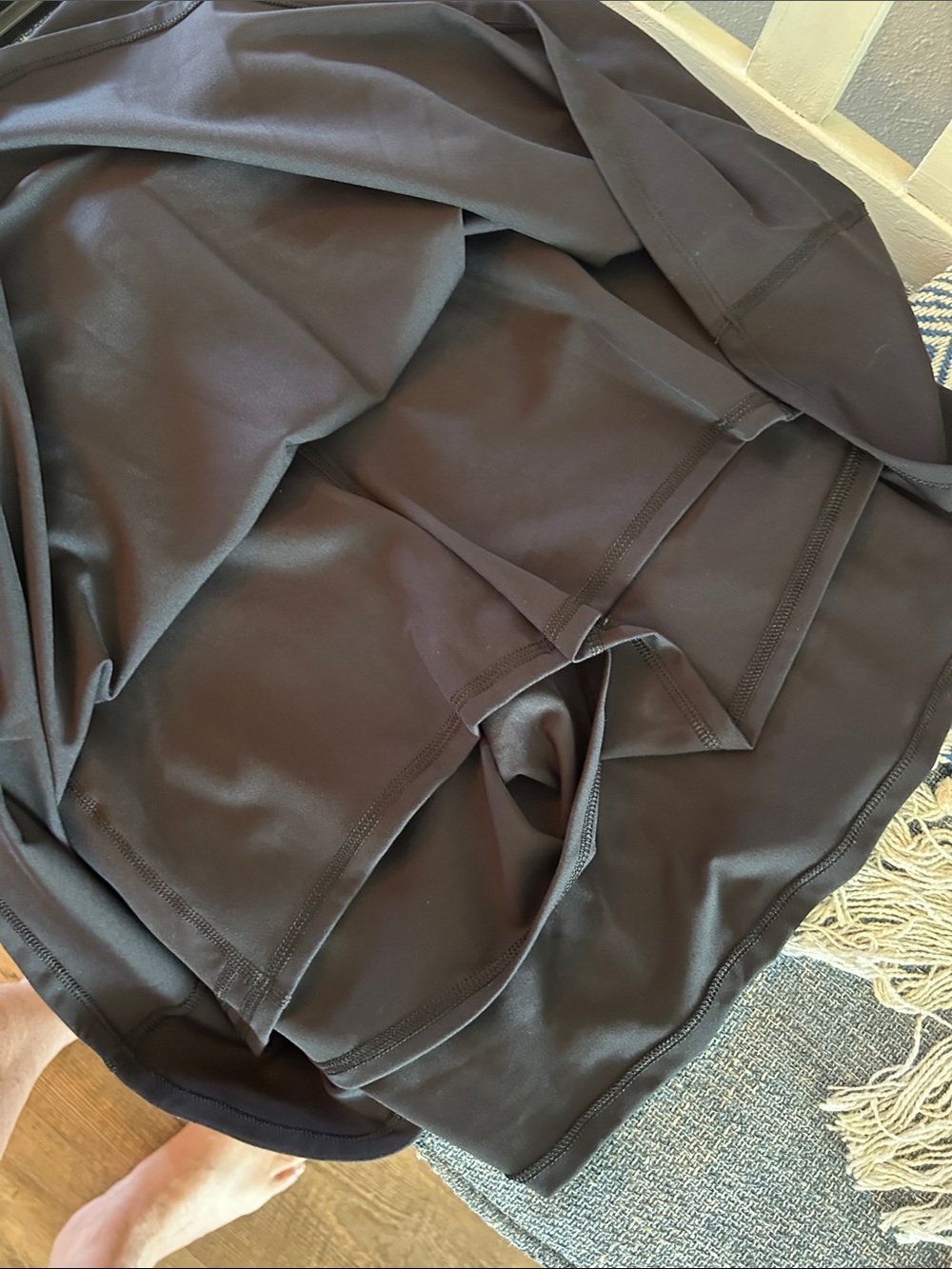 Maurices Black A-Line Skort with Wide Waistband - Picture 6 of 6